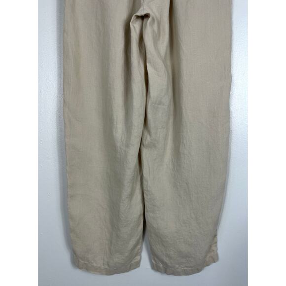 Quince 100% European Linen Pants Driftwood Bridge XS Beachy Lagenlook Resort - Picture 8 of 11